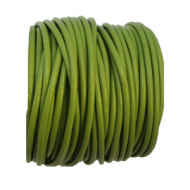 Leder Koord FreshGreen 2mm